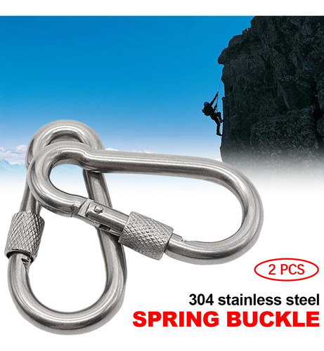 3 Clip De Llavero Con Hebilla En Forma De D Con 80x40x8mm