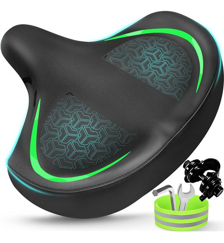 Twomaples Bicycle Seat, Bike Seat For Women Men Extra Comfor
