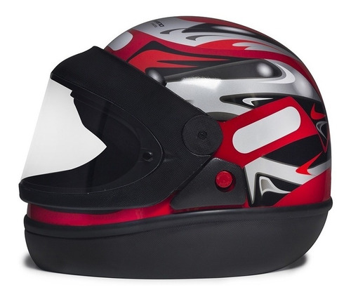 Imagem 2 de 4 de Capacete para moto integral San Marino Grafic vermelho tamanho 56