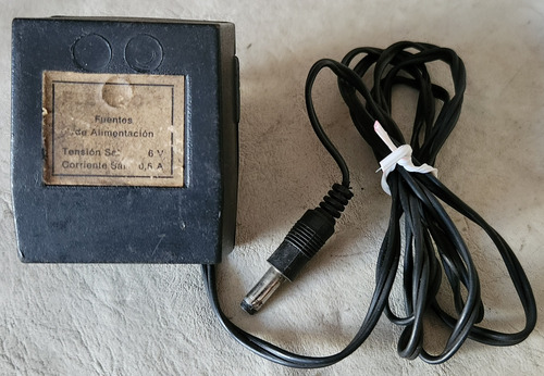 Fuente Adaptador 6v 0,5a (Usado)