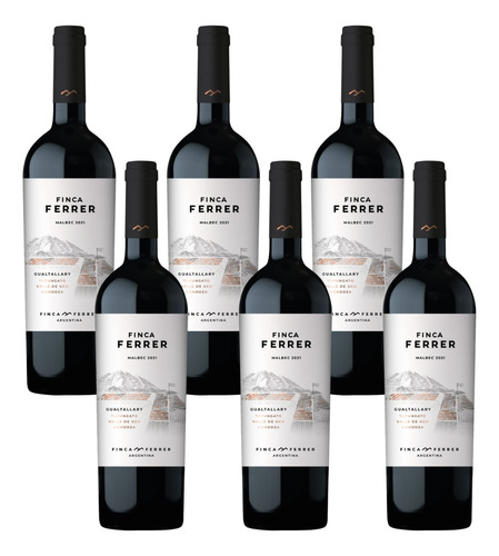 Vino Tinto Finca Ferrer Colección 1310 Malbec 750ml X6u