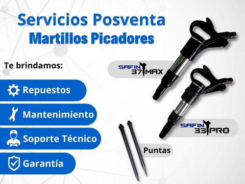 Imagen 4 de 4 de Martillo Picador Carbón Safin 37 Max - M37b (iva Incluido)
