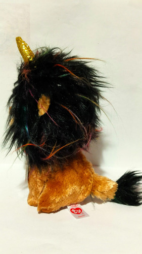 Peluche Ty Silk Beanie Boos Ramsey Unicorn Leon 2018 Raro Zz (Usado)