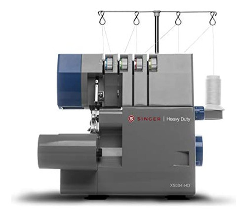 Singer + | + X5004hd + Heavy + Duty + Serger + Con + Metal +