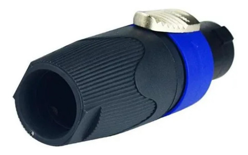 Kit 5 Conector Speakon Femea 4 Polos Com Trava Nl4fx Neutrik
