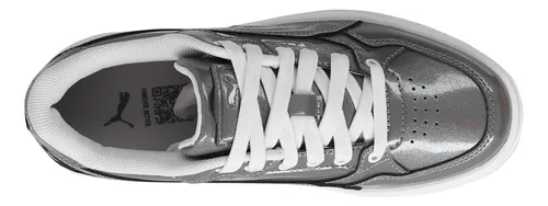 Zapatilla Puma Karmen Ii Idol Glitz Mujer Plateadas/blancas