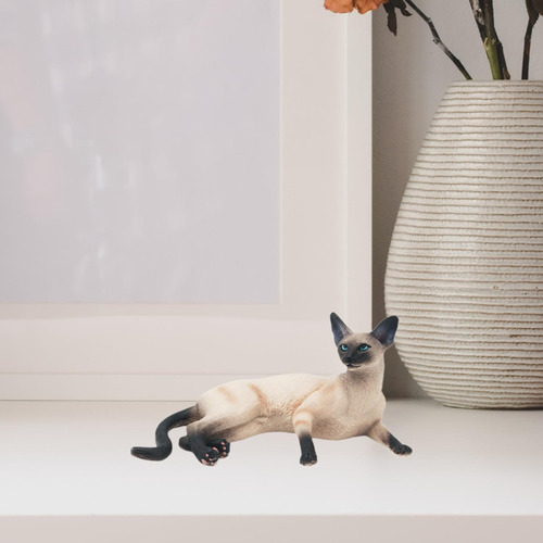 Cat Model Figura De Gatito Realista Mentir 11.6x7x5.1cm