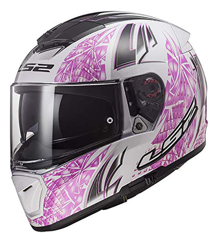 Casco Para Moto Ls2 Breaker Wit Talla Xl Color Rosado