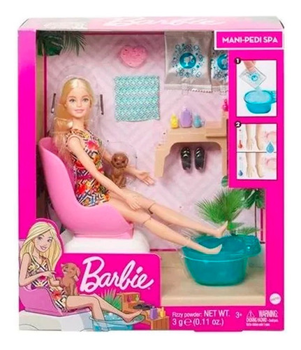 Barbie Self Care Spa Pedicura