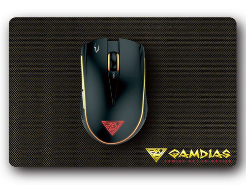 Imagem 1 de 6 de Combo Mouse Para Jogo 3200dpi Zeus E2 + Mouse Pad Nyx Gamer