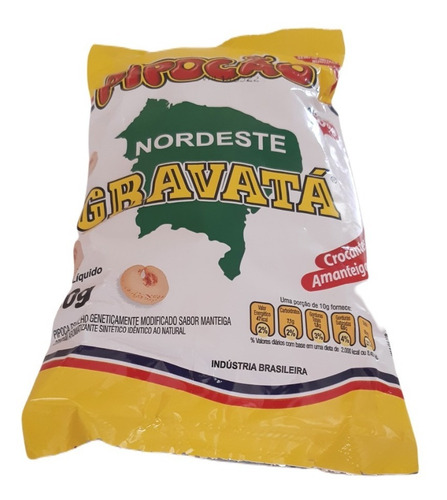 Pipoca Do Nordeste Gravatá 40g, 2 Fardo Com 10 Unidades