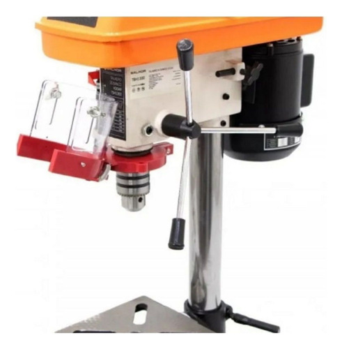 Imagen 2 de 6 de Taladro De Banco 13 Mm 250w Agujereadora + Morsa 4