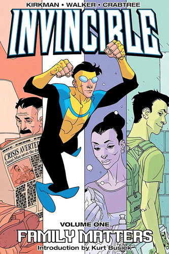 Invincible Volume 1: Family Matters, De Kirkman, Robert. Editorial Image Comics, Tapa Blanda En Inglés