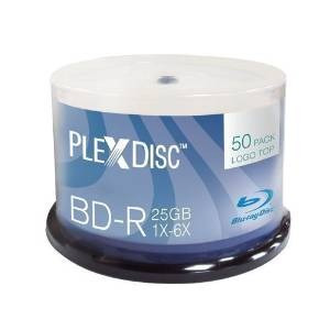 Plexdisc 633-814 25 Gb 6x Logotipo De Blu-ray Top Sola Capa