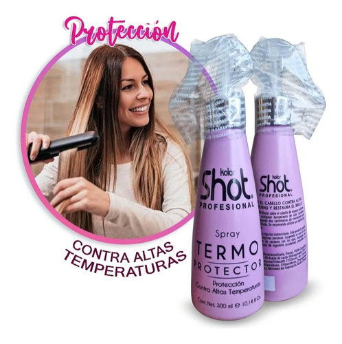 Termoprotector Para Cabello Kolor Shot Profesional Spray