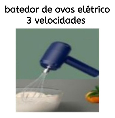 Mini Batedeira Elétrica Sem Fio Batedor Bolo Ovo Creme