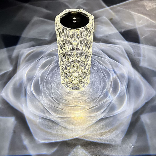 Zz Lámpara De Cristal, Luz De Mesa Decorativa Con Control