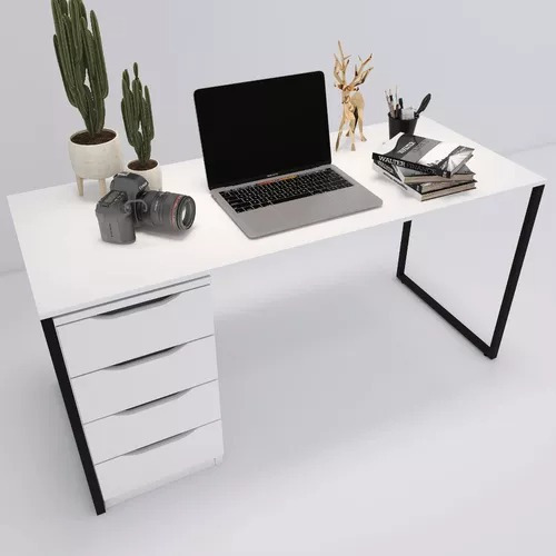 Mesa Gamer Com 4 Gavetas