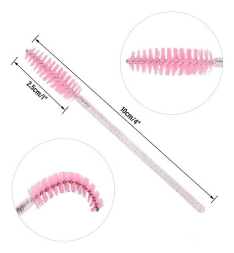 Cepillos Para Pestañas Cejas O Goupillones 50 Unidades