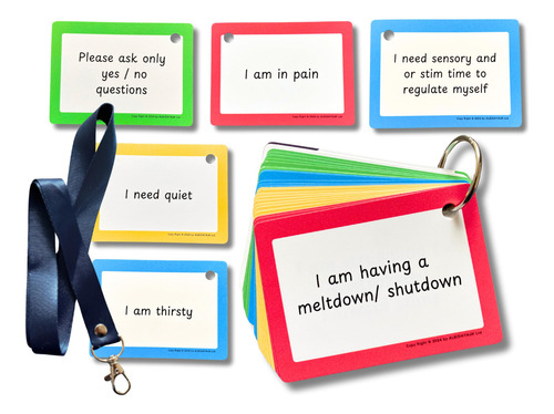 Tarjetas De Comunicación Para Tdah Y Autismo Ayuda Para La C