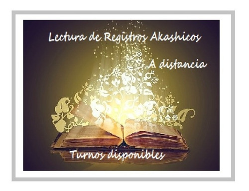 Lectura De Registros Akashicos(10 Preg)+1 Sesión Tameana 