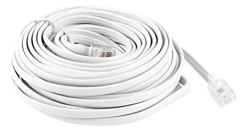 Payanwin Cable De Extension De Telefono Blanco De 30 Pies