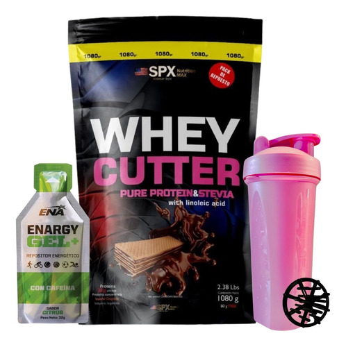 1k Whey Protein Cutter Con Quemador De Grasa + Vaso !