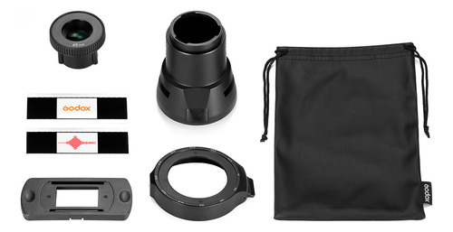 Projetor Pro/flashes V1 Ad100+ Slides, 2 Peças, Bolsa, Slide
