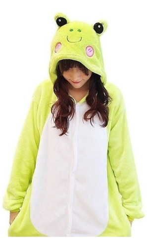 Kigurumi Rana Cosplay Pijama Mameluco Disfraz Tottori