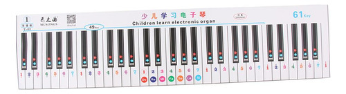 Electrónico Piano Nota Calcomanía Etiqueta P0ara T-03