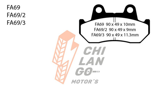 Balatas Ebc Tra. Honda Cbr 600 Fh/fj/fk/fl 87-90 Fa69/3