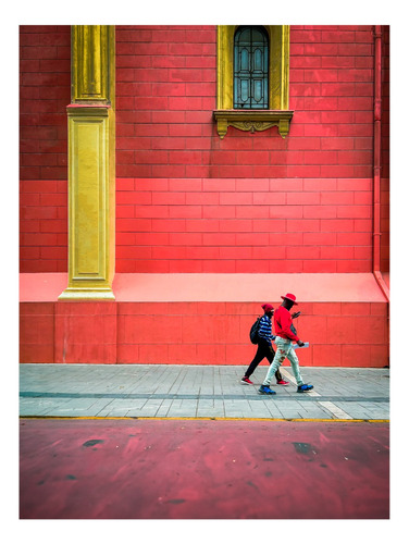 Impressão Para Quadro Em Fine Art: 2 Homens Caminhando