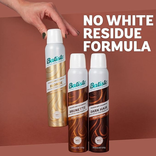 Shampoo Seco Brunette - Frescor Limpeza Para Tons Castanhos