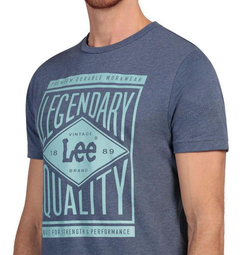 Playera Slim Fit Manga Corta Lee Hombre 348