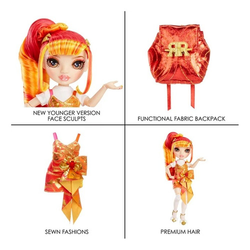 Rainbow Junior High Muñeca Laurel Devious Con Accesorios