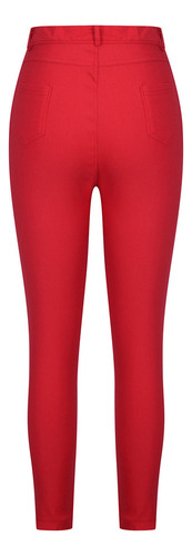 Pantalones De Mezclilla Elásticos De Moda Para Mujer