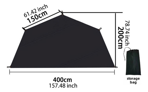 Fuera De Protección Solar Servicio Pesado Con Bolsa 400 Cm