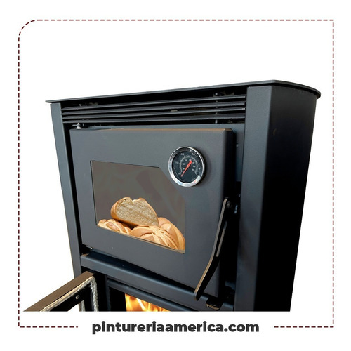 Calefactor Ecológico Con Horno 1290gf + Kit De Instalación