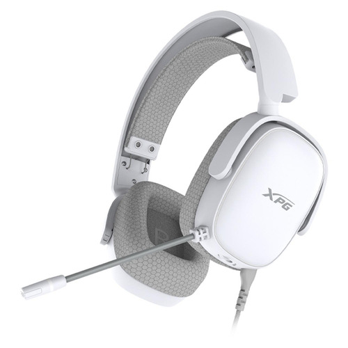 Auriculares para jugadores Xpg Precog S en blanco y negro WHCWW