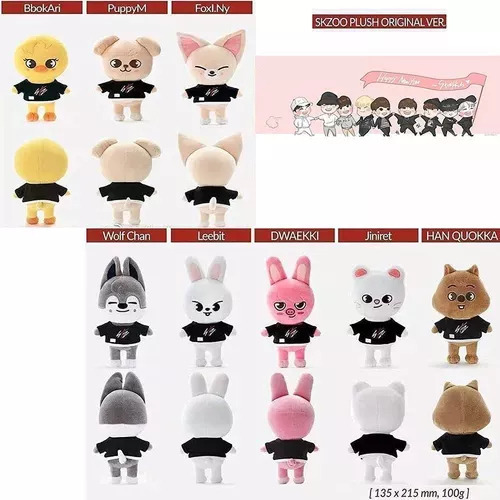 Peluches Y Ardillas Skzoo Kpop Kawaii Animales