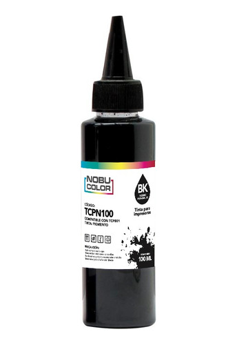 Tinta Pigmento Negro 100 Ml.