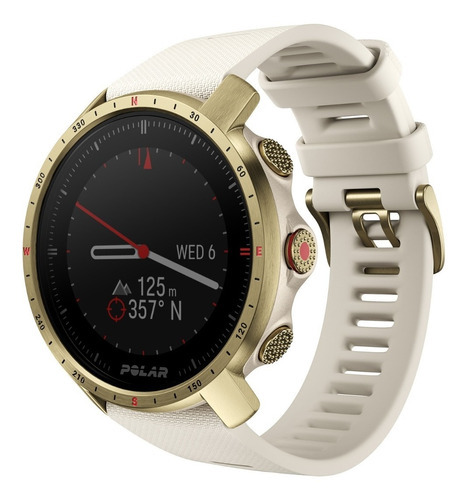 Reloj de fitness Gps Premium Grit X Pro Polar Outdoor, color de la carcasa: blanco