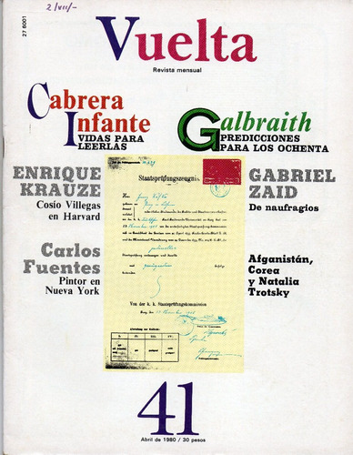 Revista Vuelta - Nro. 41 - Octavio Paz Director (0j)