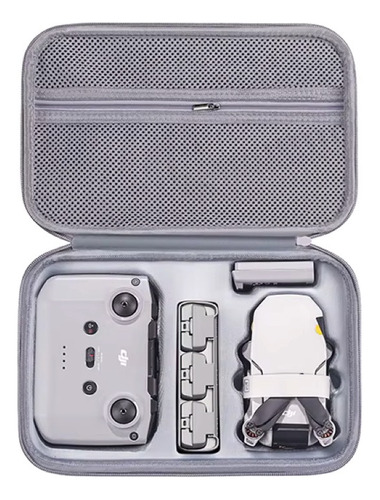 Estuche Para Dron Dji Mini 2 - 2 Se - 4k - Se Fly More Combo Gris