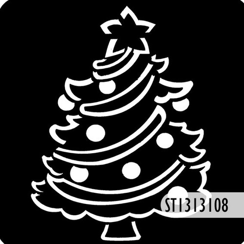 Plantilla O Stencil Navidad S69 13 Cm Uso Rudo 8 Piezas