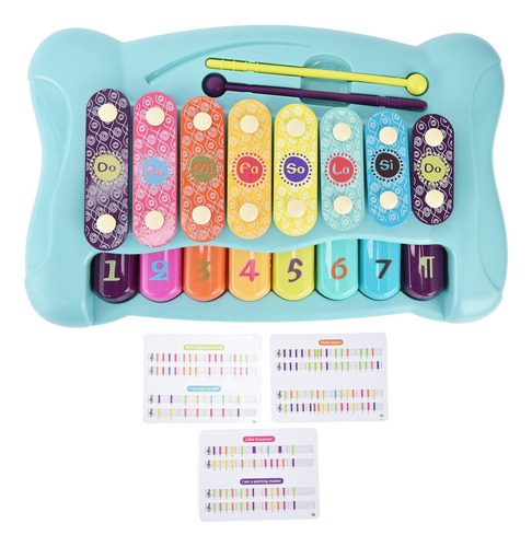 Lslsjuguete Para Piano Y Xilófono Para Bebé, Multicolor, Con