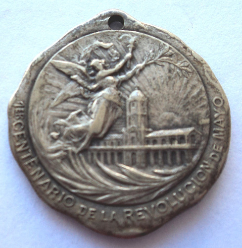 Medalla Centenario Revolucion De Mayo Rosario Santa Fe B10