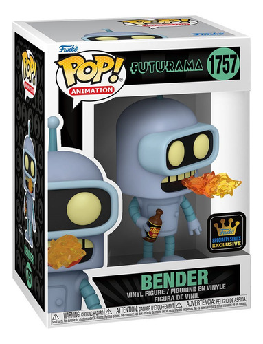 Série especial Funko Pop Bender 1757 - Futurama
