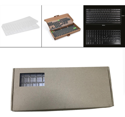 Caja De Almacenamiento De Teclas De 2 Capas, Tapa