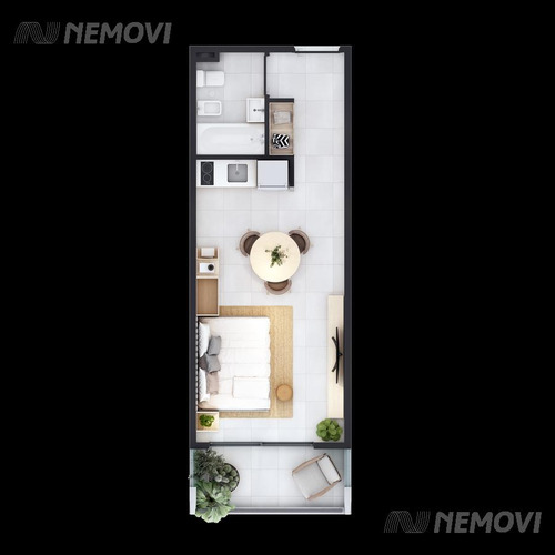 Departamento 2 Ambientes (monoambiente Divisible) - Liniers